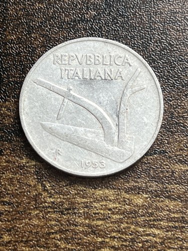 1953 italy ten - 10,