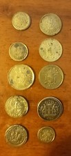 Lotto di 10 pesi monetali - interessante
