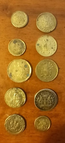 Lotto pesi monetali - di,