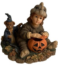 Boyds Yesterdays Child Morgan Puffasaurus Merlin Carvers Delight 3566 Figurine