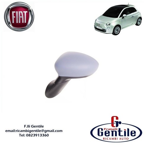 Fiat 500 dal 2007 specchio - dal,