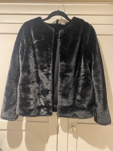 Cappotto pelliccia nero