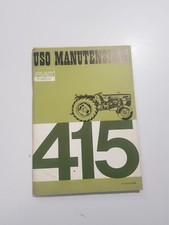USO MANUTENZIONE FIAT TRATTORE 415 OPERATOR'S MANUAL TRACTORS ORIGINAL ED ITA 67