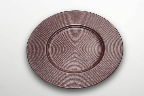 Sottopiatto vetro rosa - sottopiatto,