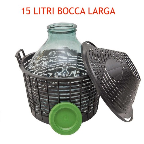 Damigiana bocca larga - 15,