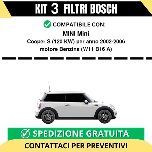 Kit filtri bosch mini - 3,