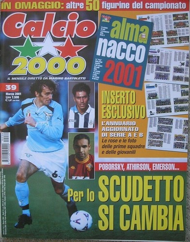 Calcio 2001 con almanacco - calcio, 39