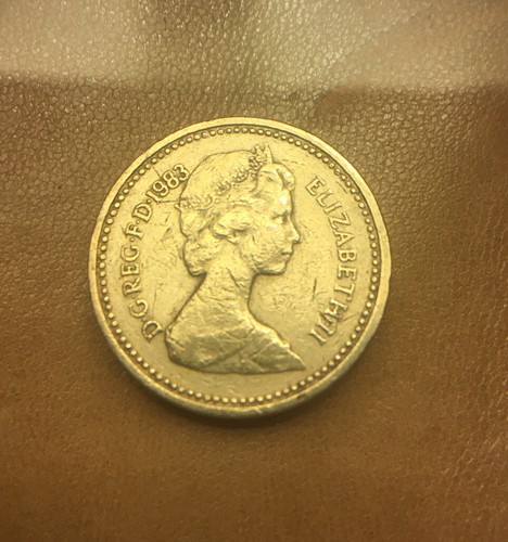 Rare one pound coin 1983 - one, first