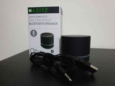 Cassa Bluetooth Speaker portatile Mini Conference Leitz Nero