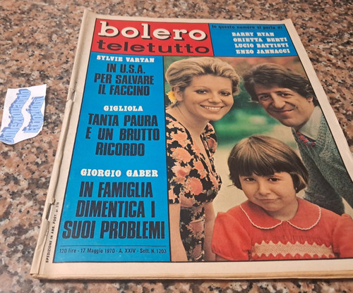Bolero teletutto 1203 1970 - teletutto, 1970-s