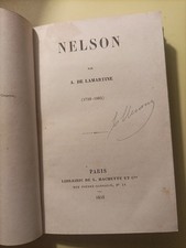 Nelson. De Lamartine Hachette 1853. firma di appartenenza Eugenio Cecconi