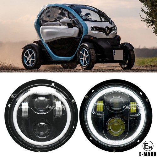 Coppia fari led con - led, luci