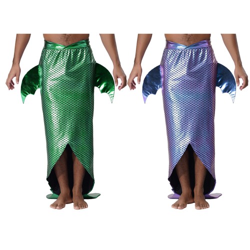 Costume uomo sirena rave