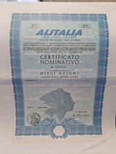Certificato Nominativo Dieci