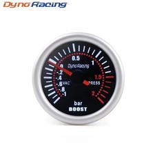 Manometro Pressione Turbo Turbine Fino a 2 Bar Con LED Universale 12V Dynoracing