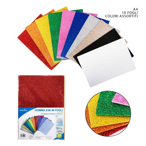 Gomma eva carta - gomma, crepla