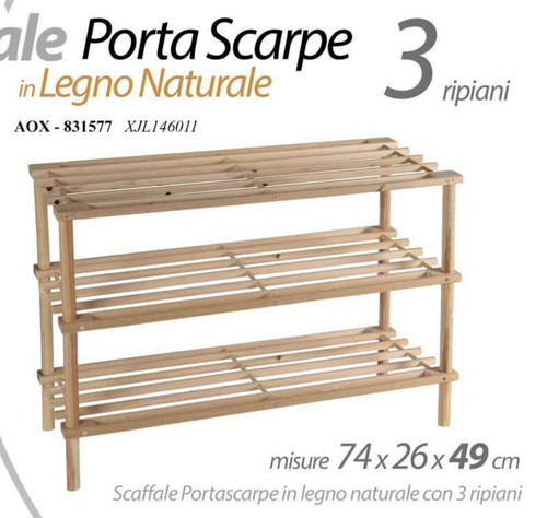 Scaffale porta scarpe basso - scarpe,