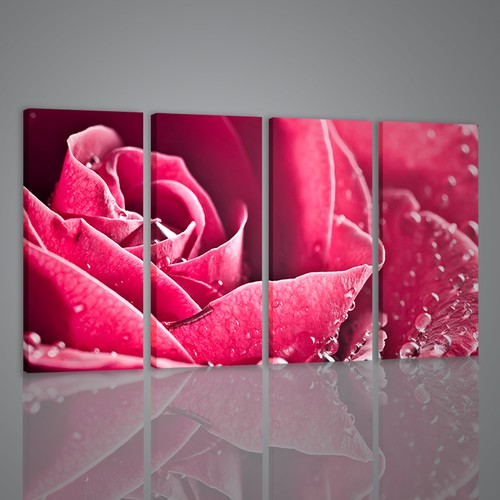Quadri moderni beatiful rose - quadri,