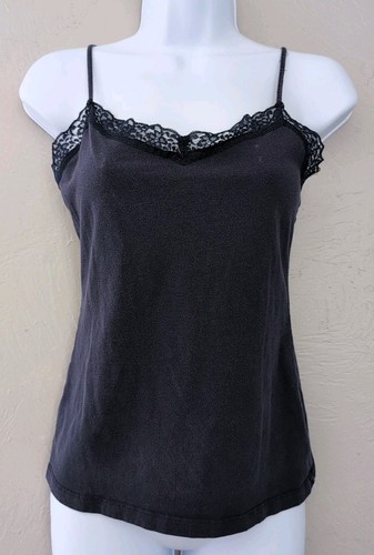 Canotta blu navy con orlo - , in