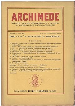 Archimede rivista per gli - archimede.,