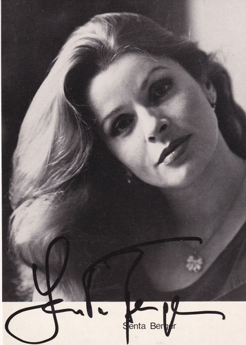 Autografo senta berger - autografo,