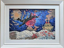 Opera incorniciata: Notte degli innamorati Giampaolo Talani SERIGRAFIA su Carta