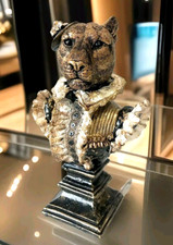 Scultura leopardo 23 cm figura