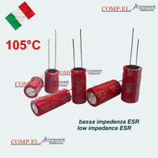 5 pezzi CONDENSATORI ELETTROLITICI 220uF 35V 105°C LOW IMP. 8x16mm WHURT