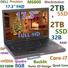Workstation DELL M6800 i7-Quad