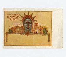 Regio Esercito 5 Corpo d'Armata Trieste V Armata Cartolina Viaggiata Fiume 1941