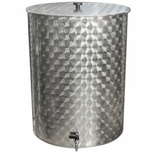 serbatoio acciaio inox tetto