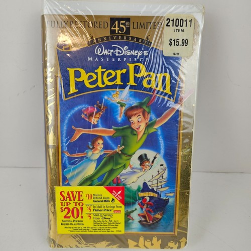 Peter pan vhs - peter, video
