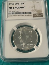 1965 SMS 50c Silver JFK