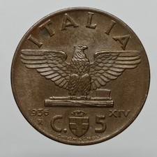 5 Centesimi 1936 NON COMUNE