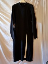 Zara, abito nero lungo in edizione limitata autunno-inverno 2023 tg. L