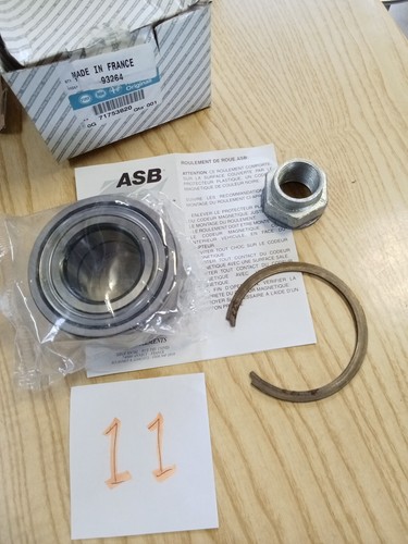 Kit cuscinetto ruota anteriore - cuscinetto,