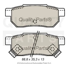 PASTIGLIE FRENO POSTERIORE