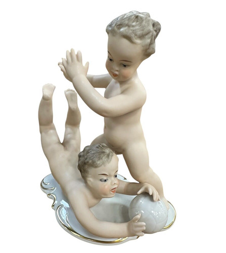 Figurina porcellana vintage - figurina,