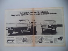 advertising Pubblicità 1972 FORD TRANSIT DIESEL