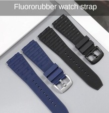 Cinturino in gomma nero blu