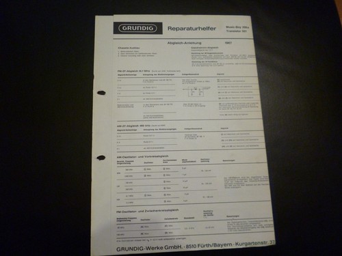 Manuale servizio originale - servizio,