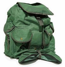 ZAINO VERDE PER RACCOLTA FUNGHI E CASTAGNE CON CESTO VIMINI RIMOVIBILE