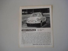 advertising Pubblicità 1961 NSU PRINZ 600
