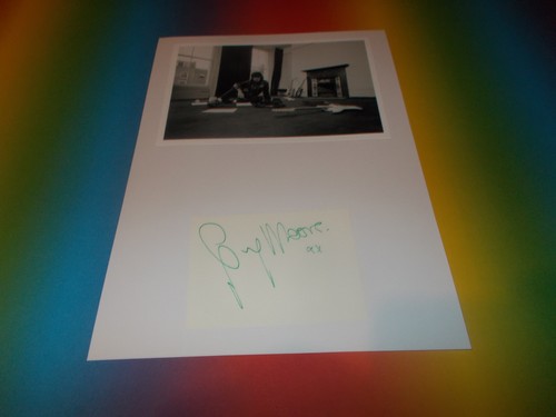 Gary moore firmato - moore, autografo