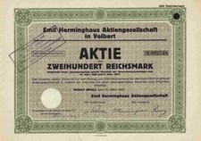 Emil Herminghaus AG 1927 Velbert Westfalen Buchholz Berlino Schmidtmann Barmen 2