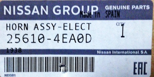 Segnale clacson nissan qashqai - clacson,