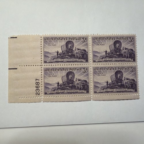 Blocco targa francobolli - usa,