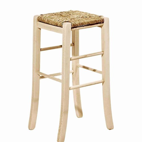 Sgabello legno grezzo 67 - sgabello,