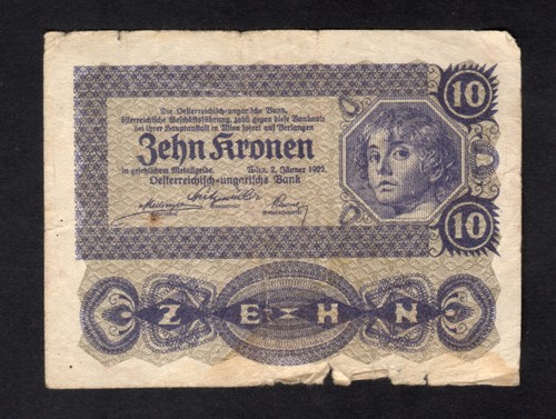 Austria ungheria 1922 - austria,