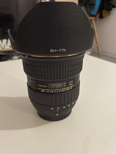 Tokina 8 per - 11-16, f2.8